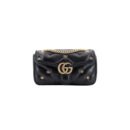 Gucci Marmont shoulder bag black studded
