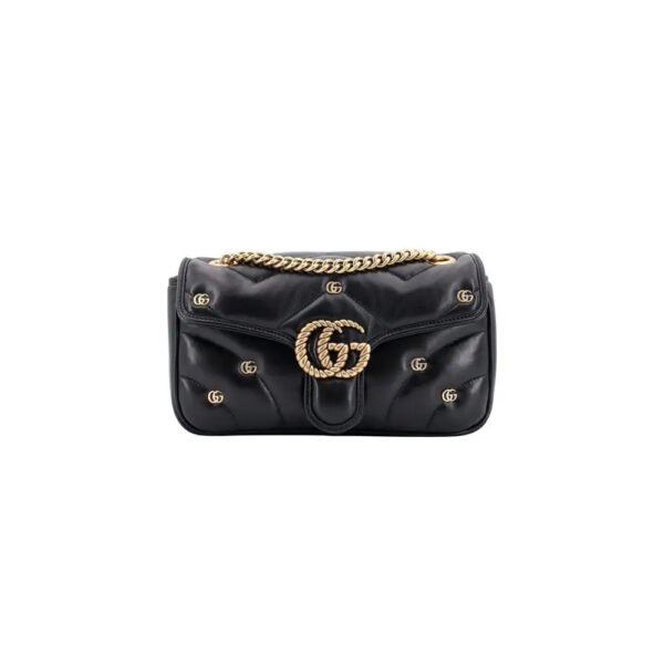 Gucci Marmont shoulder bag black studded