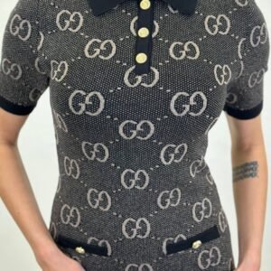 GUCCI haljina GG "Black/Beige"