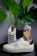Golden Goose White/ Pink Back / Grey/ Light Blue laces