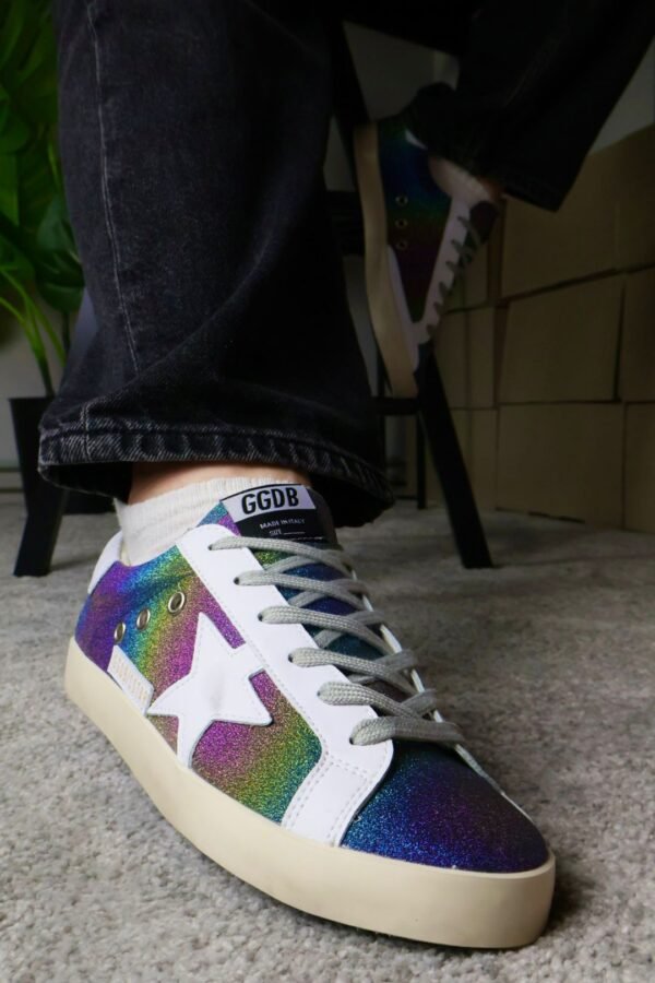 Golden Goose Rainbow Blue / White Star - Slika 2