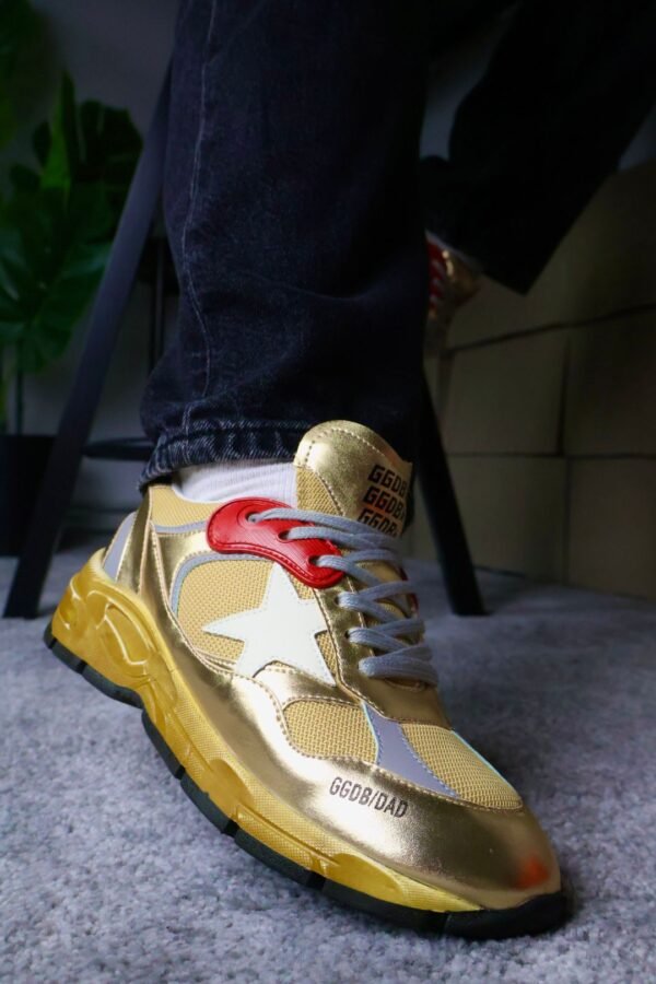 Golden Goose Gold/Red/White White Star - Slika 2