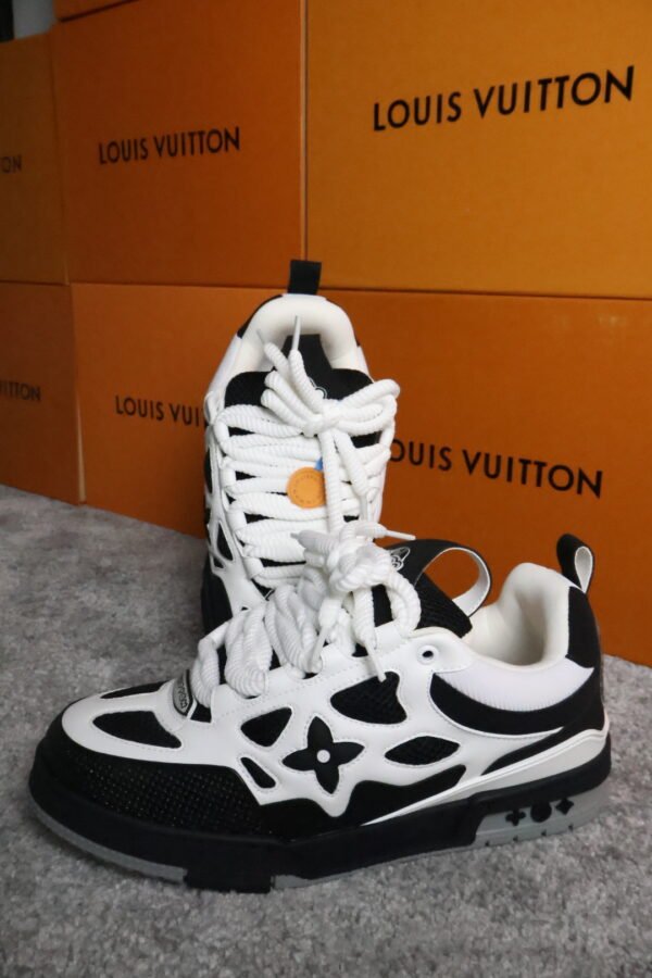 Louis Vuitton Skate Black Cream White - Slika 4