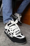 Louis Vuitton Skate Black Cream White
