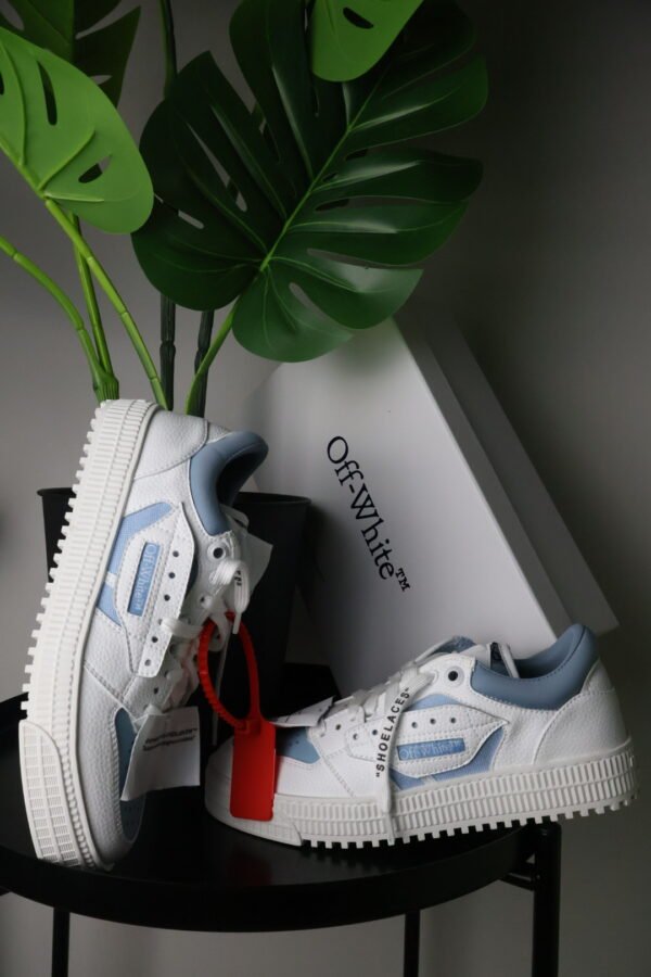 Off-White 3.0 Off Court Sneakers - White/Baby blue - Slika 2