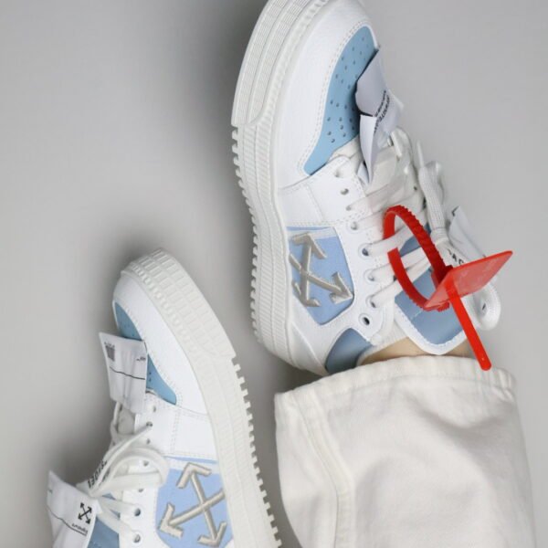 Off-White 3.0 Off Court Sneakers - White/Baby blue