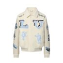 Louis Vuitton muška jakna Beige Cream w/patches