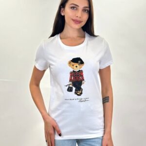 Majica Polo Ralph Lauren - "White / Bear"