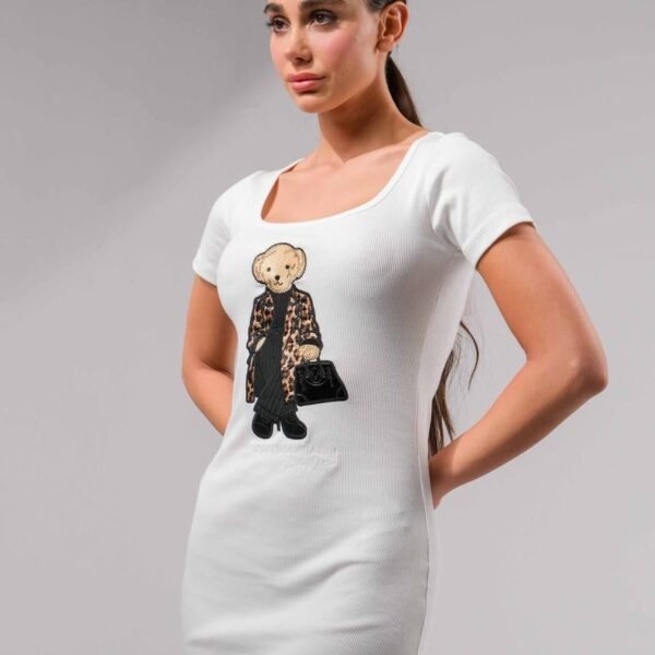 POLO BEAR haljina "White"