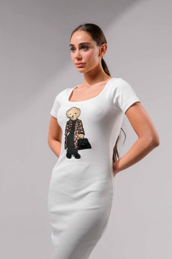 POLO BEAR haljina "White"
