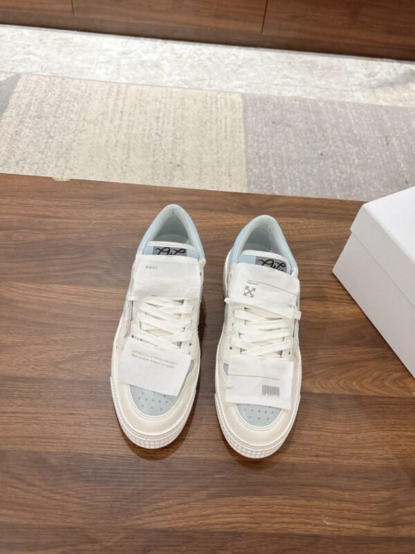 Off-White 3.0 Off Court Sneakers - White/Baby blue - Slika 9