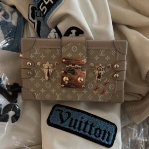 Louis Vuitton Monogram Reverse Canvas Petite Malle Shoulder Bag