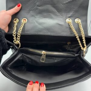 Saint Laurent Loulou Logo Plaque Medium Shoulder Bag