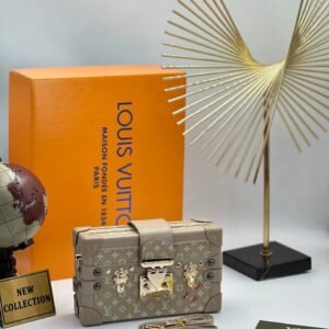 Louis Vuitton Monogram Reverse Canvas Petite Malle Shoulder Bag