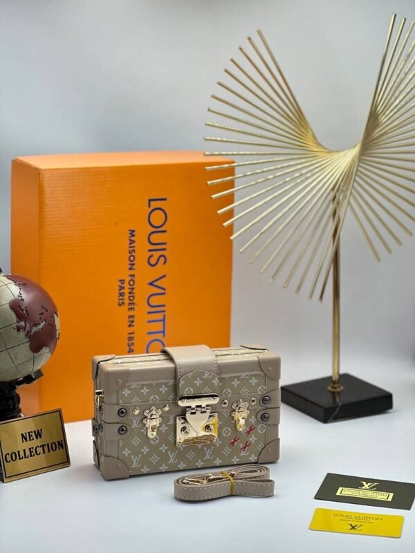 Louis Vuitton Monogram Reverse Canvas Petite Malle Shoulder Bag