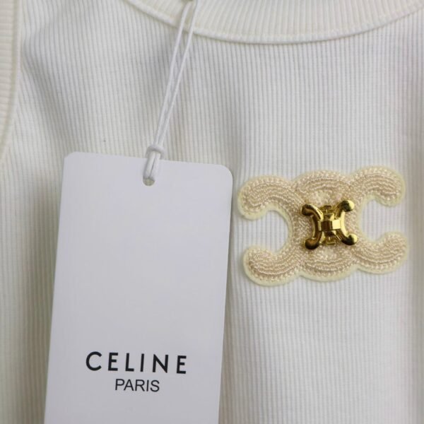 Celine majica bez rukava / White