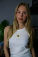 Celine majica bez rukava / White