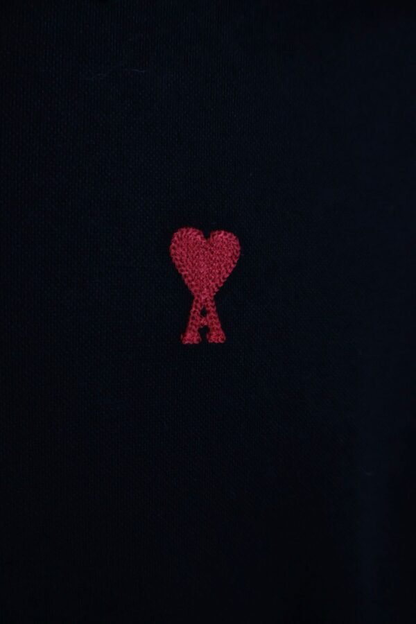 Ami majica / Black / Red Logo - Slika 4