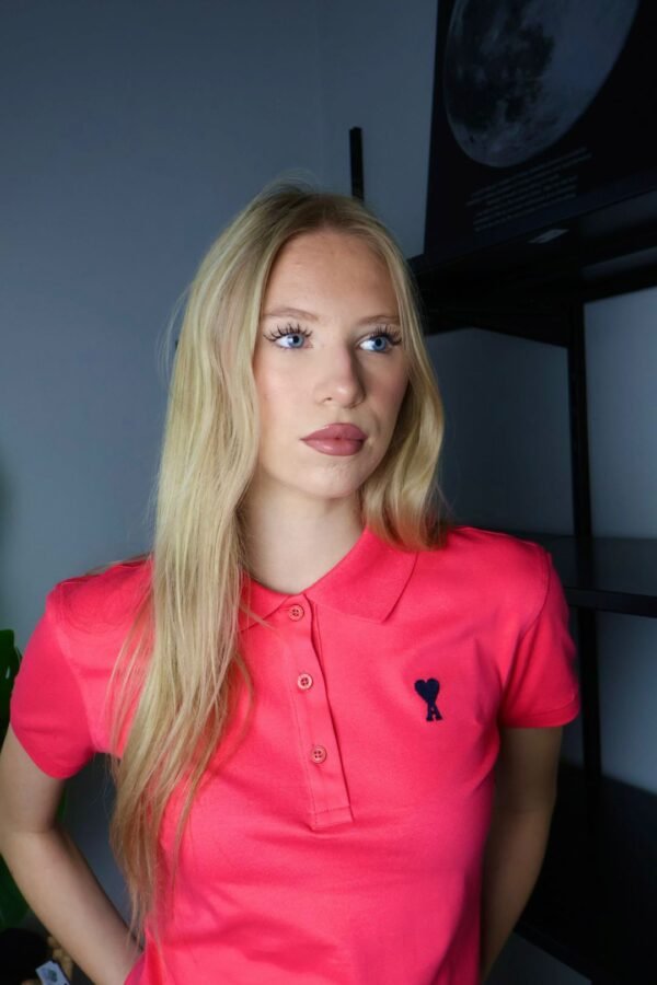 Ami majice / Pink / Black Logo - Slika 3