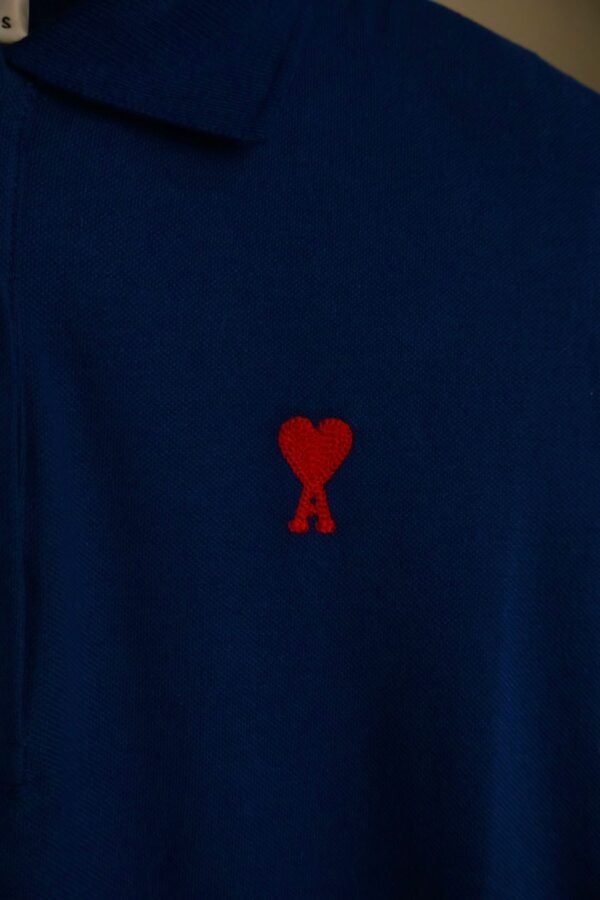 Ami majica / Dark Blue / Red Logo - Slika 4