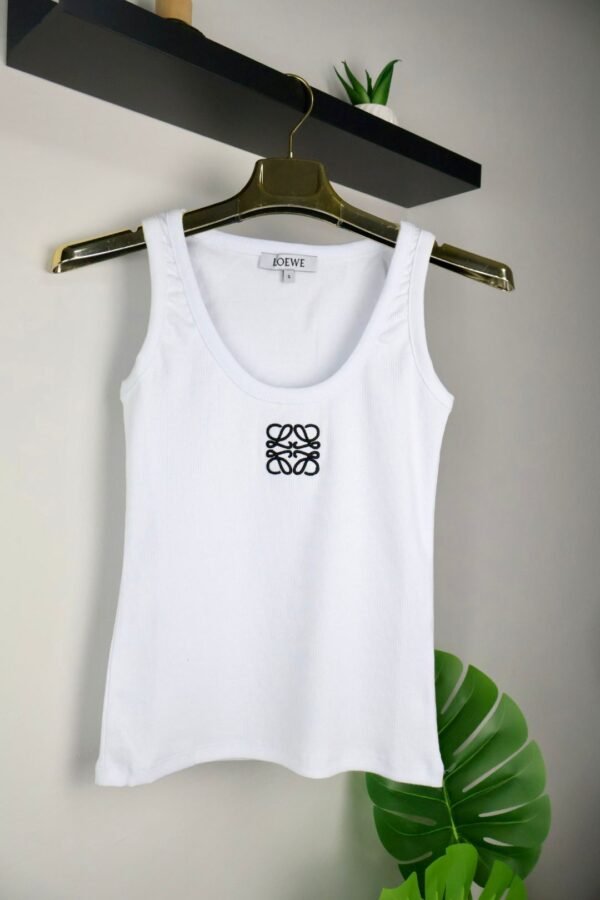 Loewe majica bez rukava / White - Slika 4