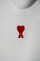 Ami majica bez rukava / White / Red Logo