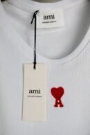 Ami majica bez rukava / White / Red Logo