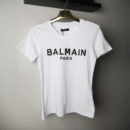 Balmain majica / White / Gold logo