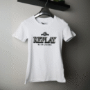 Replay majica / White / Black logo