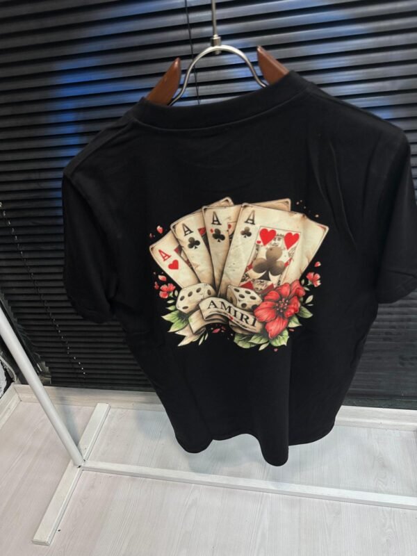 Majica Amiri kratki rukav crna - Slika 4