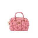 Arcadie leather handbag Miu Miu Pink