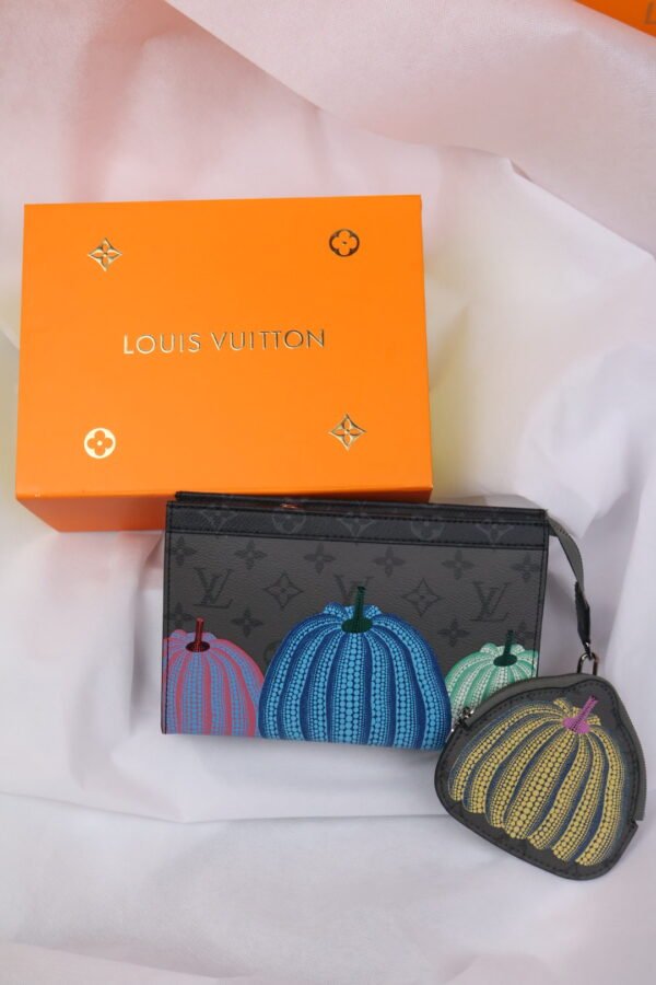 Louis Vuitton x Yayoi Kusama Black Monogram Eclipse - Slika 2