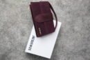 Jacquemus suede Class all-in-one shoulder crossbody bag red