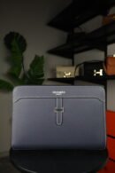 Hermes men's pouch bag, luxurious leather