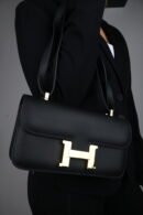 Hermes Constance Bag Black