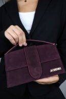 Jacquemus suede Class all-in-one shoulder crossbody bag red