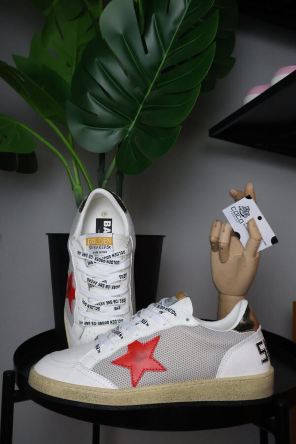 Golden Goose Red Star / White / Gold back - Slika 2
