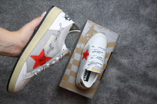 Golden Goose Red Star / White / Gold back - Slika 3
