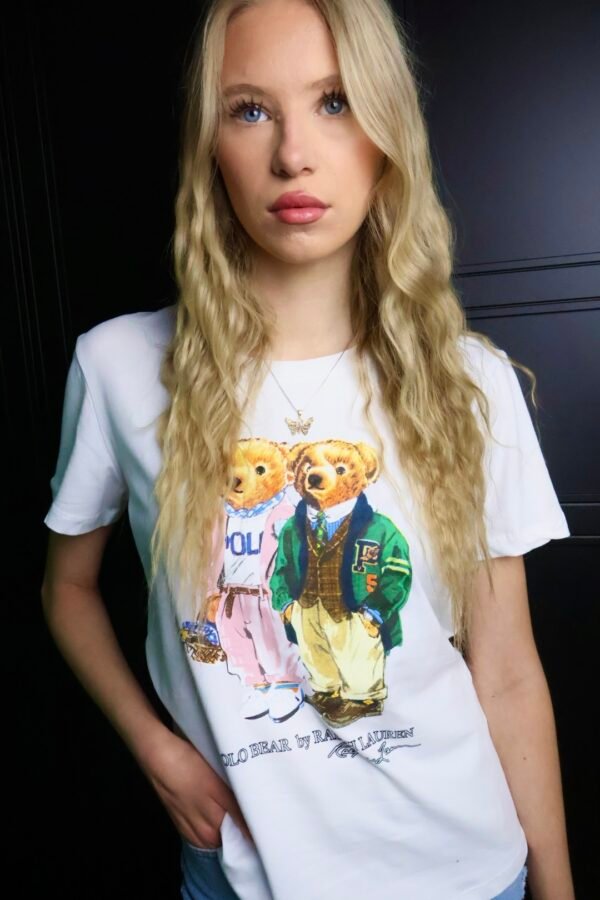Ralph Lauren majica / White / polo bear - Slika 3