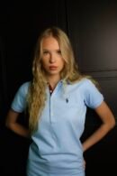 Ralph Lauren majica / Light blue / collar