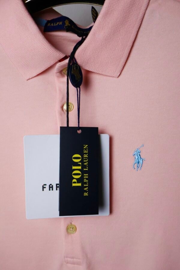 Ralph Lauren majica / light pink / collar - Slika 5