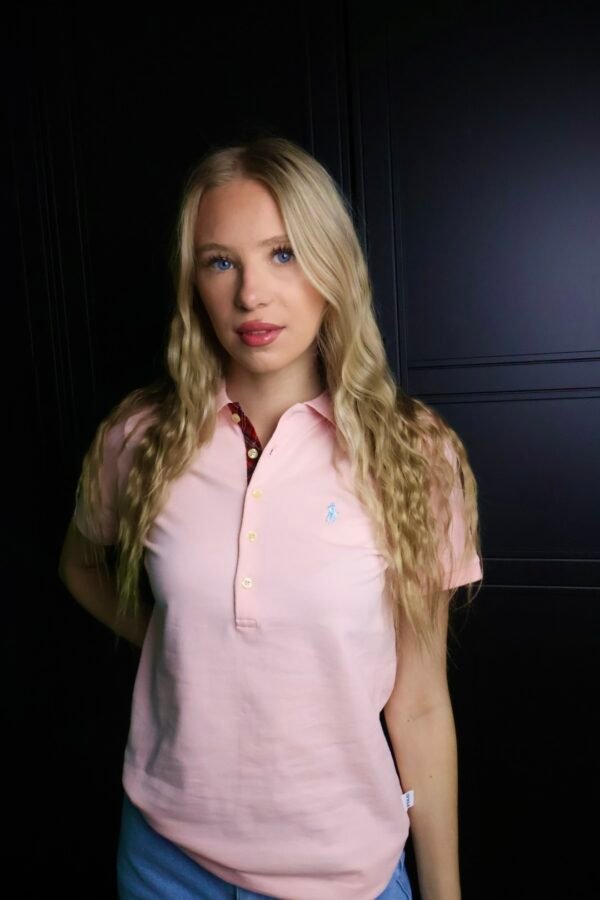 Ralph Lauren majica / light pink / collar - Slika 2