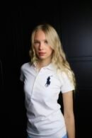 Ralph Lauren majica / white / collar