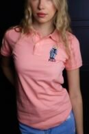 Ralph Lauren majica / light pink / collar / polo bear