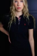 Ralph Lauren haljina / black / red Logo
