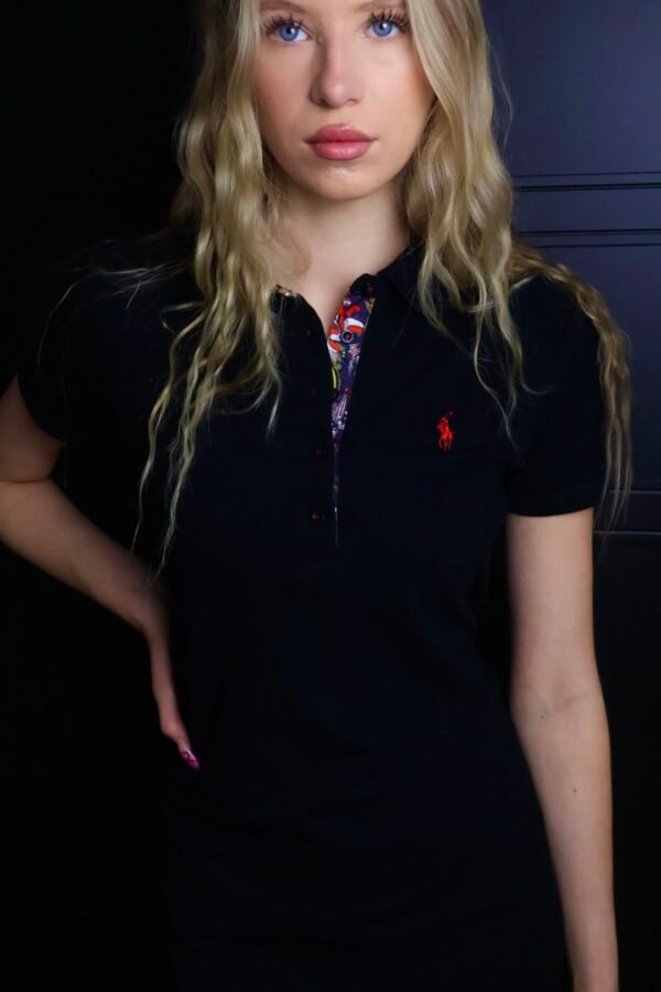 Ralph Lauren haljina / black / red Logo - Slika 6