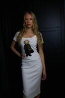 Ralph Lauren haljina / White / polo bear