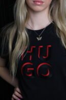 Hugo majica / Black / Red logo
