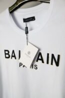 Balmain majica / White / Gold logo