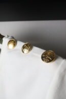 Balmain haljina / White / Gold Logo